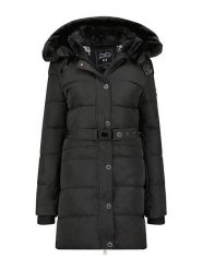 Canadian Peak Płaszcz zimowy "Bettineak" w kolorze czarnym rozmiar: XXL. Czarne płaszcze Canadian Peak, na zimę, xxl, bez wzorów, z puchu, bez kaptura. Za 245.95 zł.