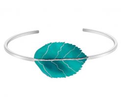 Bransoletka ze srebra i tytanu - liść. Bransoletki Apart, srebrne. Za 479.00 zł.