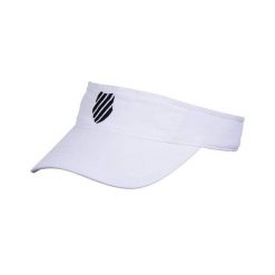 Czapka damska K-Swiss visor. Białe czapki K-SWISS, bez wzorów. Za 107.00 zł.