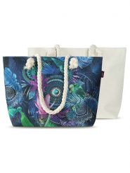 Hip Torba plażowa "Zehra" w kolorze niebieskim - 60 x 43 cm rozmiar: 43x60 cm. Niebieskie torby na ramię Hip, bez wzorów, z materiału, na ramię, bez dodatków. Za 39.99 zł.