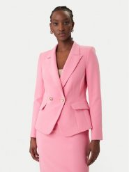 Rinascimento Marynarka CFC0128643003 Różowy Regular Fit. Czerwone marynarki i żakiety Rinascimento, m, bez wzorów, z syntetyku. Za 749.99 zł.