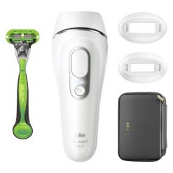 Braun Silk-expert Pro 5 PL5145 IPL biało-srebrny. Depilatory Braun. Za 1,449.00 zł.