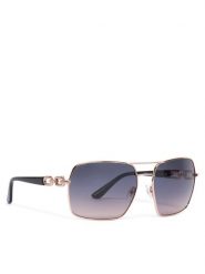 Guess Okulary przeciwsłoneczne GU00159 Brązowy. Brązowe okulary przeciwsłoneczne Guess, z aplikacjami, z tworzywa sztucznego. Za 349.99 zł.