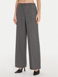 Imperial Spodnie materiałowe P4L0IEI Szary Wide Leg. Szare spodnie materiałowe Imperial, l, bez wzorów, z materiału. Za 169.99 zł.