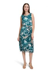 BETTY & CO Sukienka w kolorze turkusowym rozmiar: 44. Niebieskie sukienki Betty & Co, na co dzień, bez wzorów, z tkaniny, bez kołnierzyka, bez ramiączek, midi, proste. Za 189.95 zł.