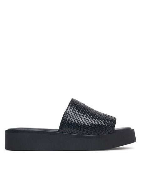 Vagabond Shoemakers Klapki Danya 6204-025-20 Czarny. Czarne klapki Vagabond Shoemakers, bez wzorów, ze skóry, bez obcasa. Za 519.99 zł.