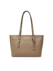 MICHAEL Michael Kors Torebka Quinn 30T5GQNT2L Beżowy. Brązowe torebki klasyczne MICHAEL Michael Kors, bez wzorów, ze skóry, bez dodatków. Za 999.99 zł.