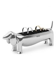 Umbra Uchwyt "Dachsie" w kolorze srebrnym na pierścionki - 15 x 6 x 4 cm rozmiar: onesize. Szare pierścionki Umbra, metalowe. Za 43.68 zł.