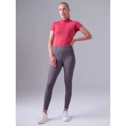 Damskie legginsy jeździeckie o średniej przyczepności PS of Sweden Katja Riding. Szare legginsy PS OF SWEDEN, l, bez wzorów. Za 368.00 zł.