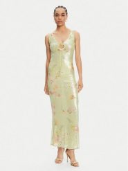 BARDOT Sukienka koktajlowa Eloda 59954DB Zielony Regular Fit. Zielone sukienki Bardot, bez wzorów, z syntetyku, wizytowe, bez kołnierzyka, bez ramiączek. Za 579.99 zł.