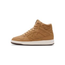 Trenerzy Hummel St. Power Play Mid. Brązowe obuwie sportowe Hummel, z zamszu, bez zapięcia, trekkingowe. W wyprzedaży za 269.00 zł.