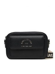 KARL LAGERFELD Torebka A3W30317 Czarny. Czarne listonoszki KARL LAGERFELD, bez wzorów, ze skóry, bez dodatków. Za 649.99 zł.