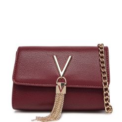 Torebka Valentino. Czerwone torebki klasyczne Valentino, bez wzorów, bez dodatków. Za 329.99 zł.