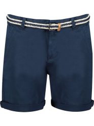 Geographical Norway Bermudy "Petale" w kolorze granatowym rozmiar: L. Niebieskie szorty Geographical Norway, bez wzorów, z tkaniny. Za 100.99 zł.