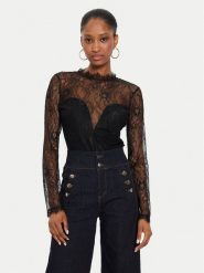 Rinascimento Body CFC0120168003 Czarny Regular Fit. Czarne body Rinascimento, s, bez wzorów, z syntetyku. Za 469.99 zł.