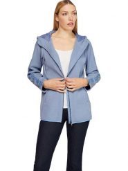 Heine Bluza w kolorze niebieskim rozmiar: 38. Niebieskie bluzy Heine, z aplikacjami, bez kaptura. Za 114.98 zł.