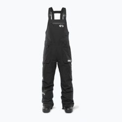 Spodnie snowboardowe damskie ThirtyTwo Basement Bib. Czarne spodnie narciarskie THIRTYTWO, bez wzorów, narciarskie. Za 619.99 zł.