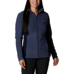 Bluza turystyczna damskie Basin Trail III Full Zip. Niebieskie bluzy Columbia, na zimę, s, bez wzorów, z polaru, bez kaptura. Za 269.00 zł.
