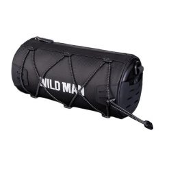 Torba na kierownicę rowerową wodoodporna WILD MAN. Zielone torby na ramię WILDMAN, bez wzorów, z materiału, na ramię, bez dodatków. Za 149.60 zł.