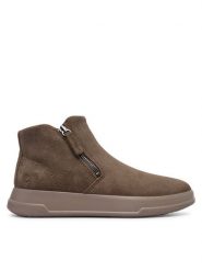 ECCO Botki Move W 22382305559 Beżowy. Brązowe botki ecco, bez wzorów, ze skóry, bez obcasa, na płaskiej podeszwie, bez zapięcia. Za 579.99 zł.