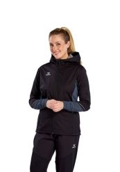 Damska bluza dresowa Erima Racing. Czarne bluzy Erima, bez wzorów, z dresówki, z kapturem. Za 257.00 zł.