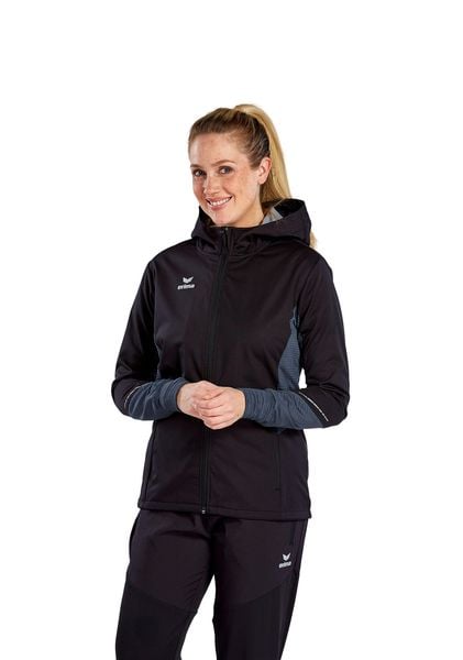 Damska bluza dresowa Erima Racing. Czarne bluzy Erima, bez wzorów, z dresówki, z kapturem. Za 223.00 zł.