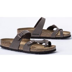 Japonki damskie Birkenstock Mayari BFBC (71063). Brązowe klapki Birkenstock, bez wzorów, bez obcasa. Za 399.99 zł.