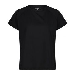 Koszulka damska turystyczna CMP 34N1606. Czarne bluzki CMP, l, bez wzorów, sportowe, bez kołnierzyka, bez ramiączek. Za 175.50 zł.