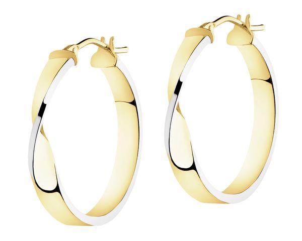 Złote kolczyki - koła. Żółte kolczyki Apart, złote. Za 1,399.00 zł.