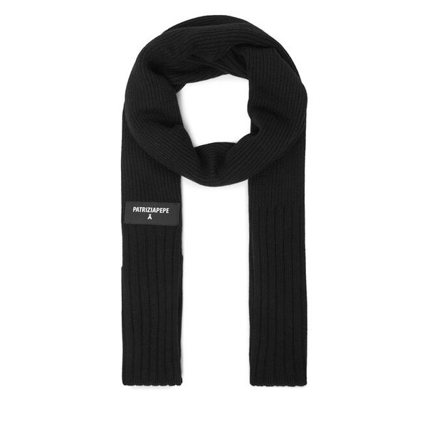 Szalik Patrizia Pepe. Czarne szaliki Patrizia Pepe, bez wzorów. Za 689.99 zł.