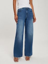 Cross Jeans Dżinsy - Flared fit - w kolorze niebieskim rozmiar: 26W/32L. Niebieskie jeansy Cross Jeans, l, z aplikacjami. Za 113.90 zł.