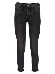 Herrlicher Dżinsy - Skinny fit - w kolorze czarnym rozmiar: W30. Czarne jeansy Herrlicher, z aplikacjami. Za 136.13 zł.
