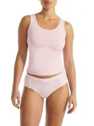 Adidas Top w kolorze jasnoróżowym rozmiar: XS. Różowe topy Adidas, xs, bez wzorów, bez kołnierzyka, bez ramiączek. Za 65.23 zł.