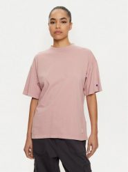 Champion T-Shirt 117449 Różowy Loose Fit. Czerwone t-shirty Champion, xs, bez wzorów, z bawełny, bez kołnierzyka, bez ramiączek. Za 99.99 zł.