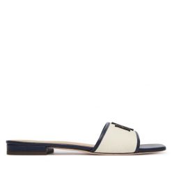 Klapki LAUREN RALPH LAUREN. Klapki Lauren Ralph Lauren, bez wzorów, bez obcasa. Za 579.99 zł.