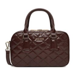 Torebka Nine West. Brązowe torebki klasyczne Nine West, bez wzorów, bez dodatków. Za 199.99 zł.