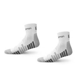 Skarpety sportowe bawełniane Salomon Active 2PAK. Białe skarpety Salomon, bez wzorów, z bawełny. Za 29.90 zł.