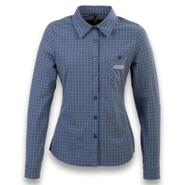Koszula Ande Arizona M/L Damskie. Niebieskie koszule Ande, l, bez wzorów, z elastanu, sportowe, bez kołnierzyka, bez ramiączek. Za 315.99 zł.