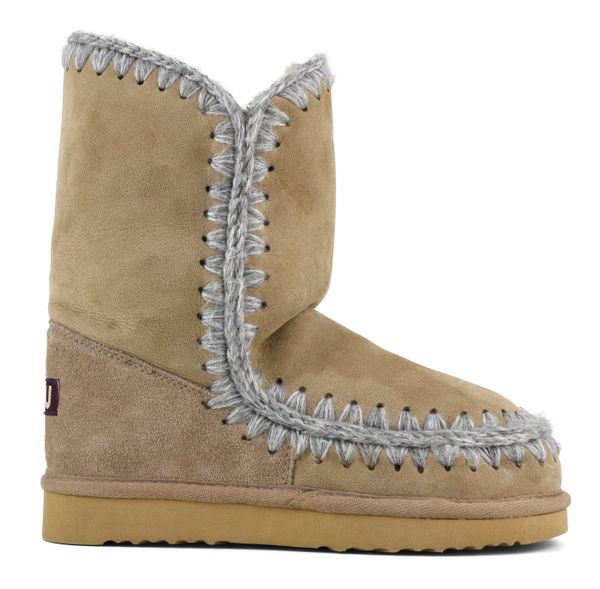 MOU ESKIMO BOOT 24 Śniegowce damskie. Brązowe trapery i śniegowce Mou, z wełny, przed kolano. Za 649.99 zł.