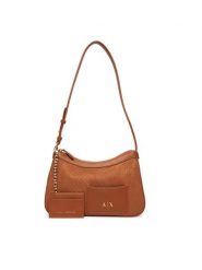 Armani Exchange Torebka XW001213 AF22645 U6119 Beżowy. Brązowe torebki klasyczne Armani Exchange, bez wzorów, ze skóry, bez dodatków. Za 599.99 zł.