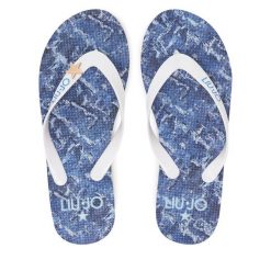 Japonki Liu Jo. Białe klapki Liu Jo, bez wzorów, bez obcasa. Za 179.99 zł.