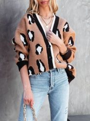 Milan Kiss Kardigan w kolorze karmelowo-czarnym rozmiar: S. Brązowe kardigany Milan Kiss, s, bez wzorów. Za 152.99 zł.