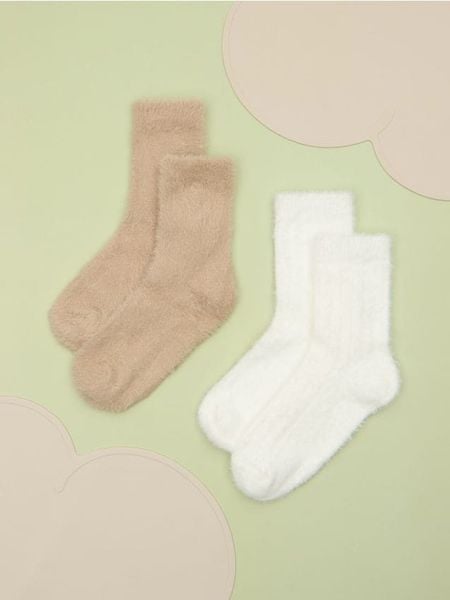Skarpetki 2 pack - wielobarwny. Skarpety Sinsay, bez wzorów. Za 12.99 zł.