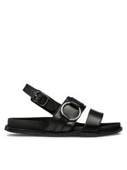 Lasocki Sandały ARC-IGA-05 Czarny. Czarne sandały Lasocki, bez wzorów, ze skóry, bez obcasa, na płaskiej podeszwie, bez zapięcia. Za 179.99 zł.