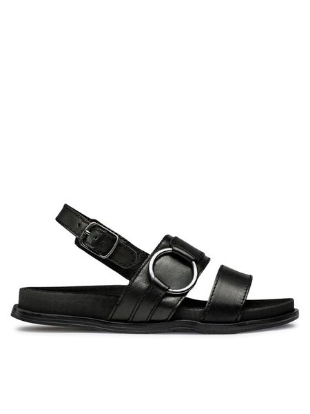 Lasocki Sandały ARC-IGA-05 Czarny. Czarne sandały Lasocki, bez wzorów, ze skóry, bez obcasa, na płaskiej podeszwie, bez zapięcia. Za 179.99 zł.
