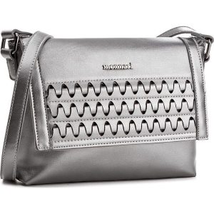 Torebka MONNARI - BAG7620-019 Grey. Szare listonoszki Monnari, bez wzorów, ze skóry ekologicznej, bez dodatków. W wyprzedaży za 89.00 zł.