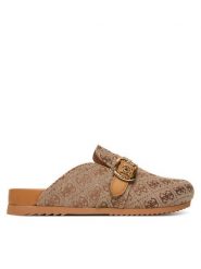 Guess Klapki FLPGAL FAL06 Beżowy. Brązowe klapki Guess, z aplikacjami, z materiału, bez obcasa. Za 549.99 zł.