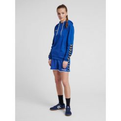 Bluza damska z kapturem Hummel hmlAUTHENTIC Poly. Niebieskie bluzy sportowe Hummel, xs, bez wzorów, z kapturem. W wyprzedaży za 144.75 zł.
