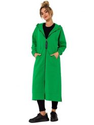 Made of emotion Kardigan w kolorze zielonym rozmiar: XXL/3XL. Zielone kardigany Made Of Emotion, xl, bez wzorów. Za 358.95 zł.