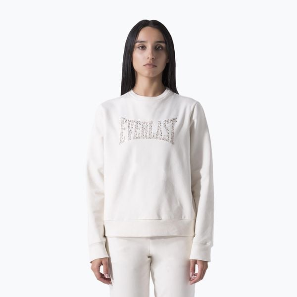 Bluza damska Everlast Leisure Crewneck. Białe bluzy EVERLAST, m, bez wzorów, z bawełny, bez kaptura. Za 129.99 zł.